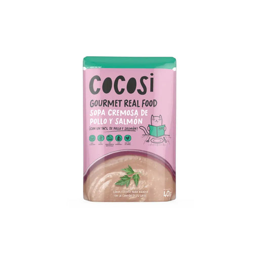 Котешка храна Cocosi Gourmet Real Food 40 g Сьомга 12 броя