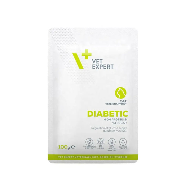 Котешка храна VETEXPERT Diabetic Cat Пиле 100 g