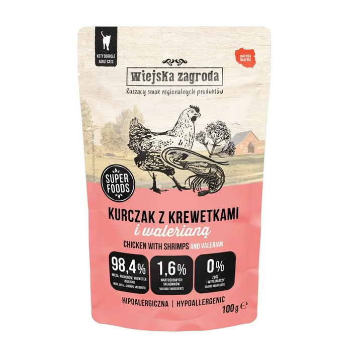 Котешка храна WIEJSKA ZAGRODA Пиле 100 g