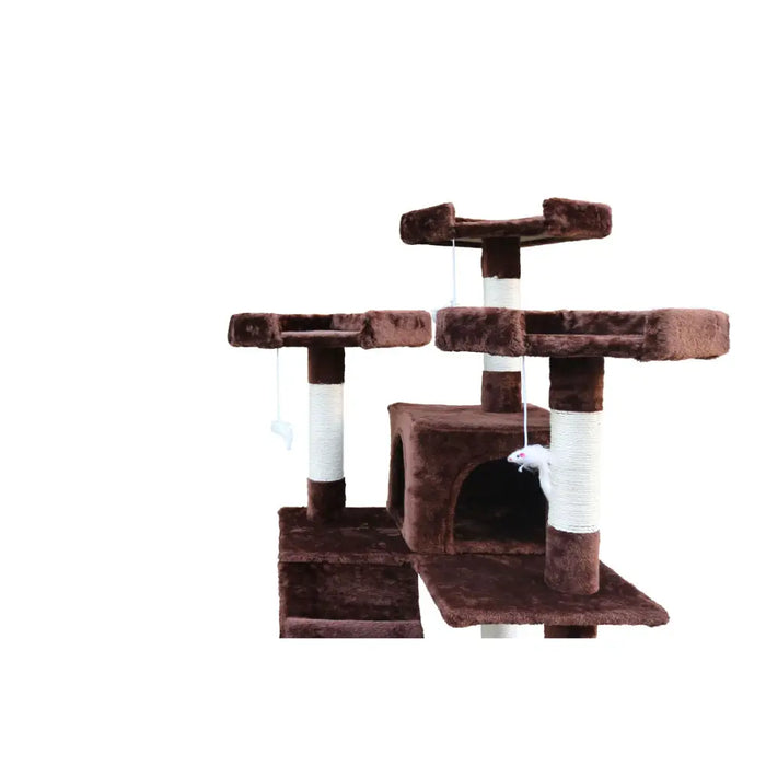 Котешко дърво за надраскване Gloria 50 x 50 x 170 cm Кафяв
