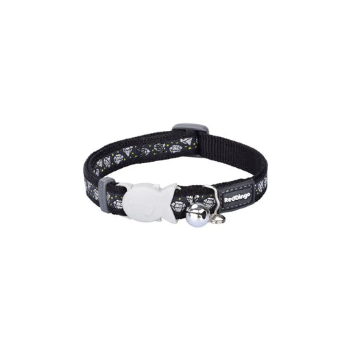 Котешко колие Red Dingo Diamond 20-32 cm Черен