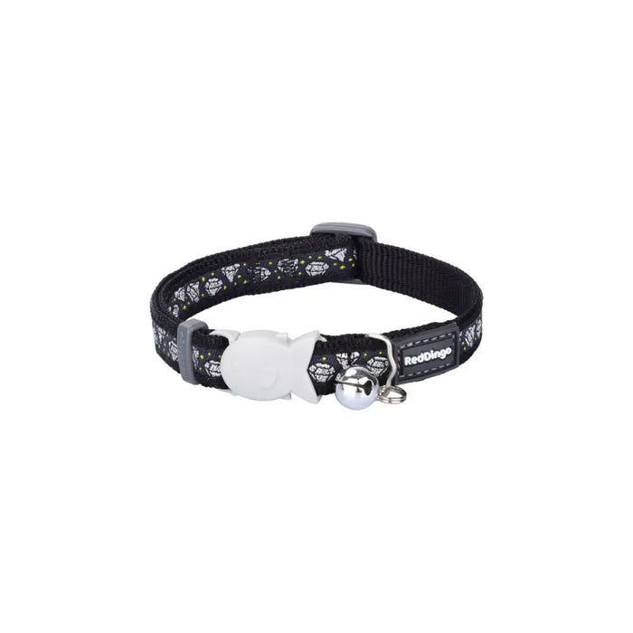 Котешко колие Red Dingo Diamond 20-32 cm Черен