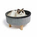 Котешко легло MPETS ROUND Сив 47 x 47 x 26 cm