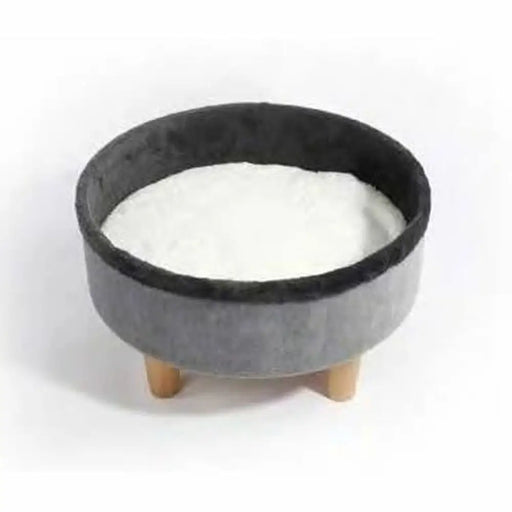 Котешко легло MPETS ROUND Сив 47 x 47 x 26 cm