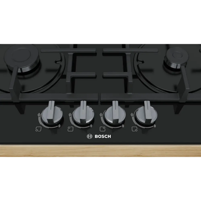 Котлон Bosch Serie 4 PNP6B6B90 Черен Вграден 60 см Газ 4
