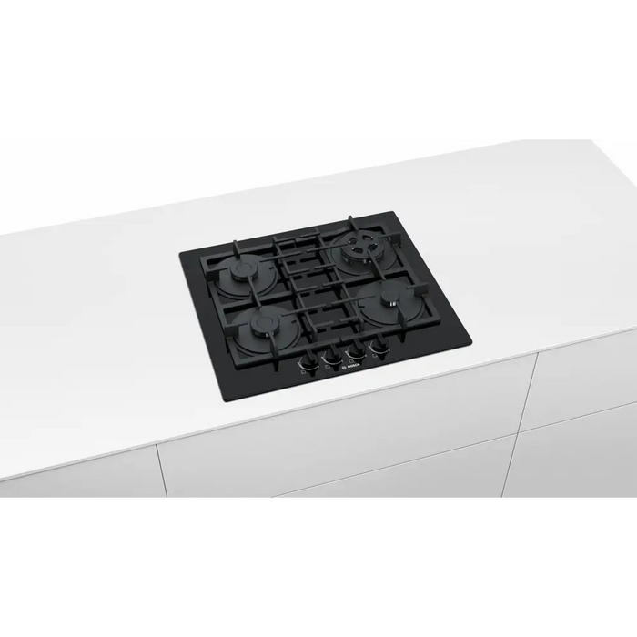 Котлон Bosch Serie 4 PNP6B6B90 Черен Вграден 60 см Газ 4