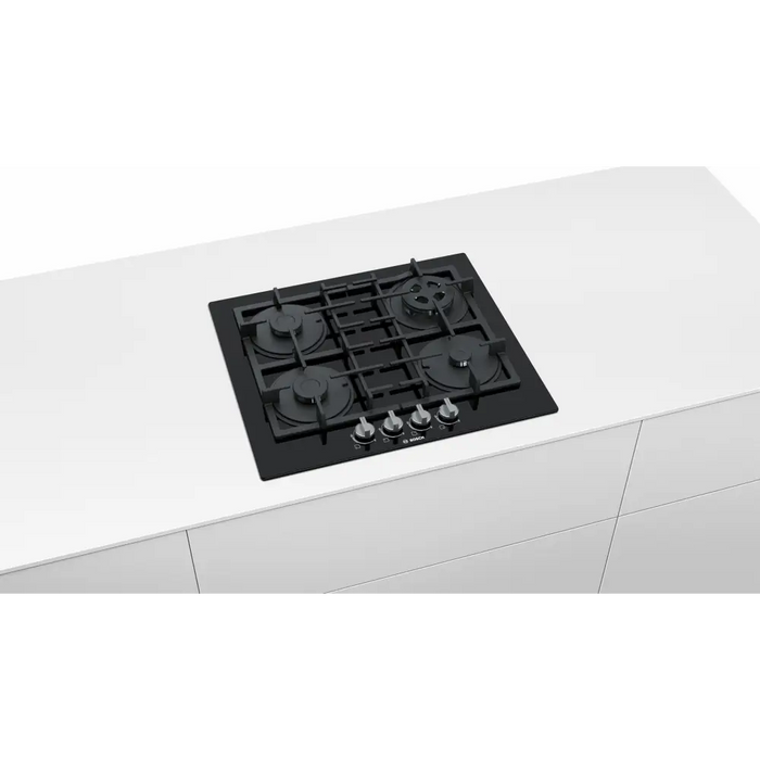 Котлон Bosch Serie 4 PNP6B6B90 Черен Вграден 60 см Газ 4