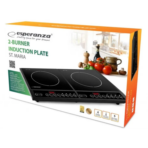 Котлон Esperanza EKH008 Черен плот Зона индукционен котлон