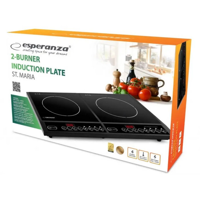 Котлон Esperanza EKH008 Черен плот Зона индукционен котлон