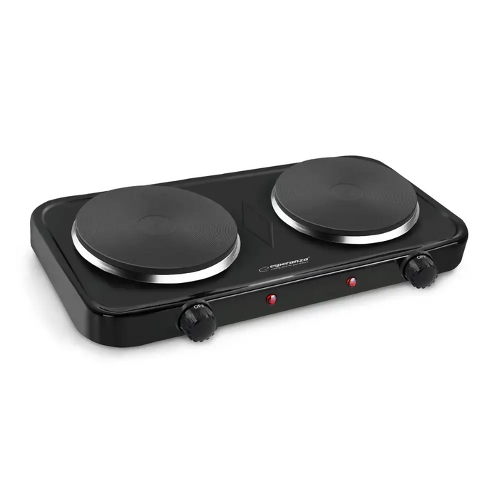Котлон Esperanza EKH010K Черен плот 2 зони