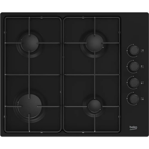 Котлон Beko HIBG64120SB Черен Вграждане 60 см Газ 4 зони