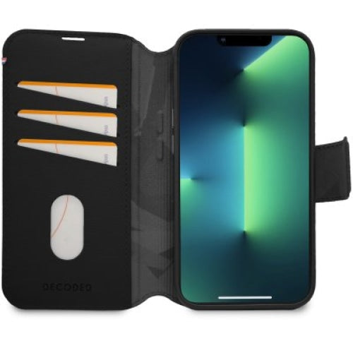 Кожен калъф Decoded Detachable Wallet за iPhone 14 Plus