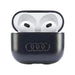 Кожен калъф Audi с голямо лого за AirPods 3 - черен