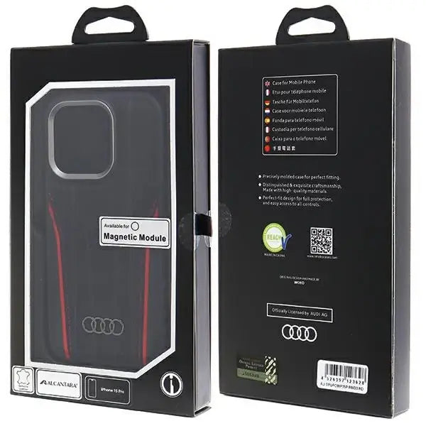 Кожен кейс Audi Genuine Leather с MagSafe