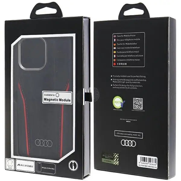 Кожен кейс Audi Genuine Leather с MagSafe