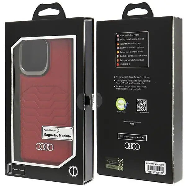 Кожен кейс Audi Synthetic Leather с MagSafe