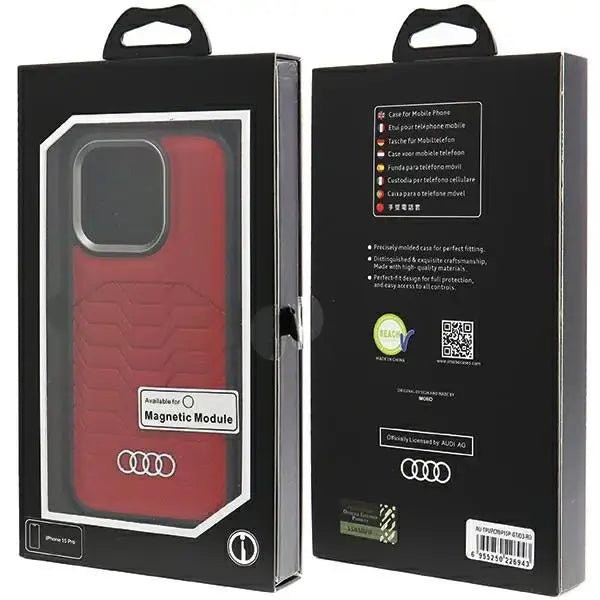 Кожен кейс Audi Synthetic Leather с MagSafe