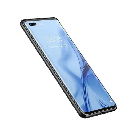 Кожен кейс Baseus за Huawei Mate 40 Pro + Alloy черен