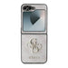 Кожен 4G метален калъф с лого Guess за Samsung Galaxy Z