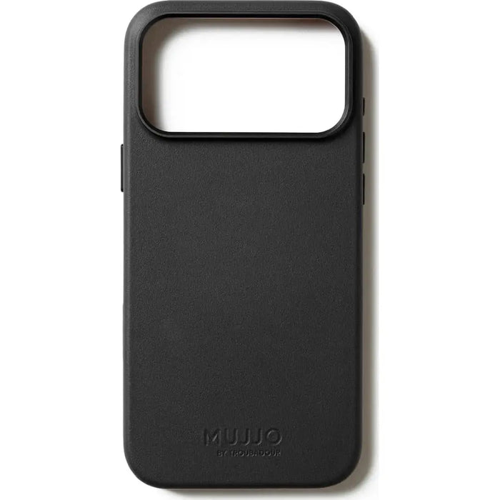 Кожен калъф Mujjo Full Leather за iPhone 17 Pro Max черен