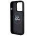 Кожен калъф BMW Carbon MagSafe за iPhone 15 Pro Max черен