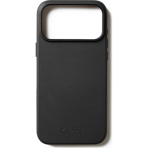 Кожен калъф Mujjo Full Leather за iPhone 17 Pro Max черен