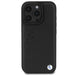 Кожен калъф BMW Hot Stamp за iPhone 16 Pro Max - черен