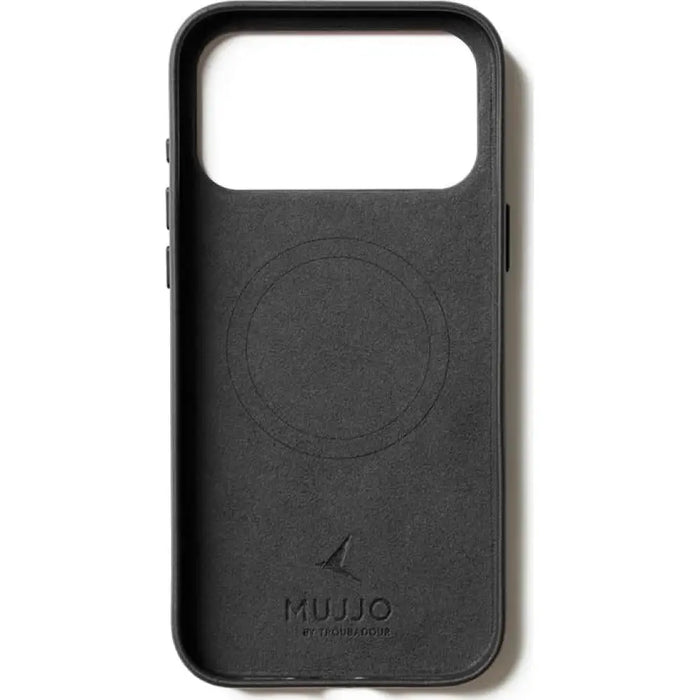 Кожен калъф Mujjo Full Leather за iPhone 17 Pro Max черен