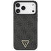 Кожен 4G калъф Guess Triangle Strass MagSafe за iPhone 17
