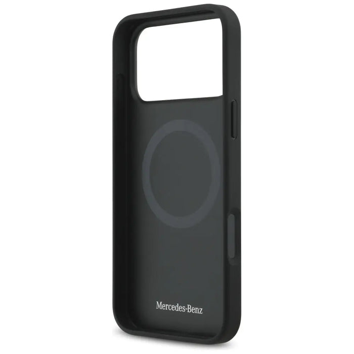 Кожен калъф Mercedes Large Laurel Leave MagSafe за iPhone