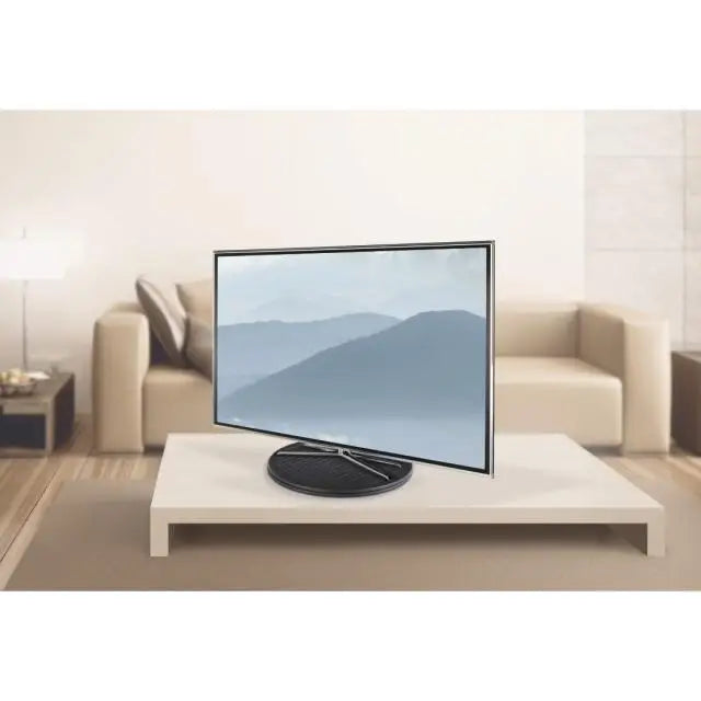 Кръгла въртяща се поставка за TV HAMA до 80 кг Черна