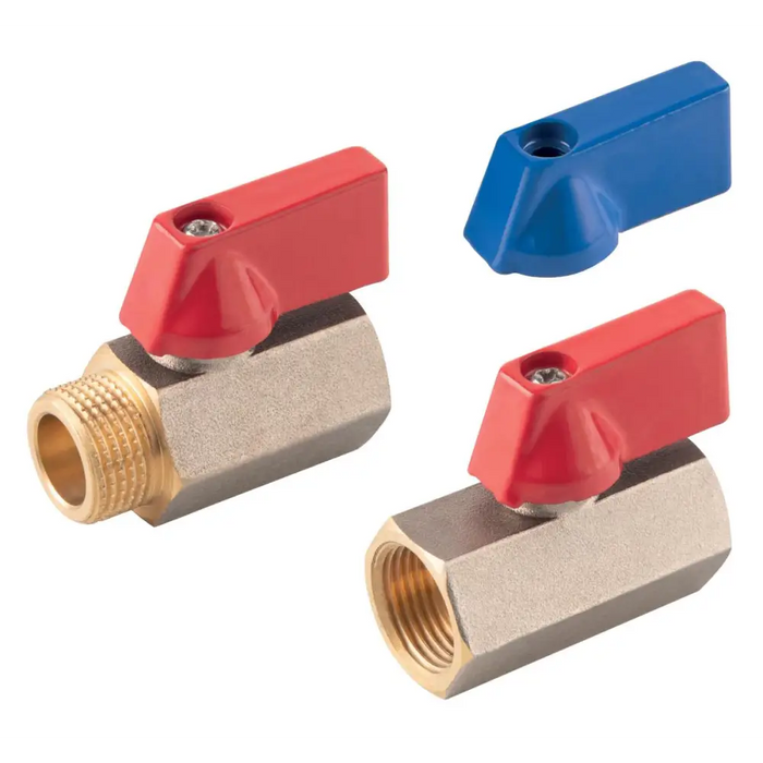 КРАН СФЕРИЧЕН МИНИ FERRO 3/8’’ ЖЖ СИН