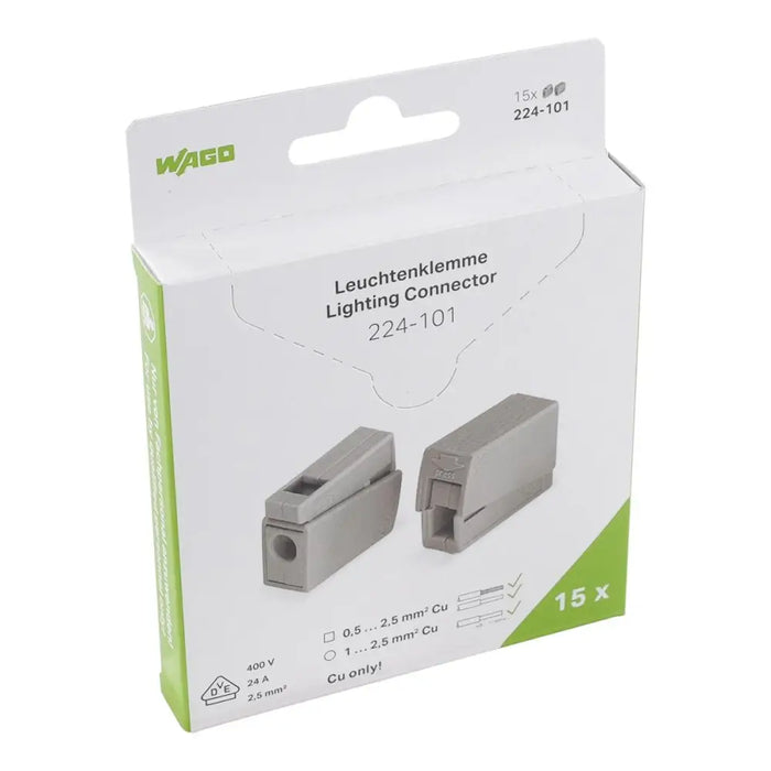 КЛЕМА ОСВ.ТЕЛА 15БР 0.5 - 2.5 MM2 WAGO