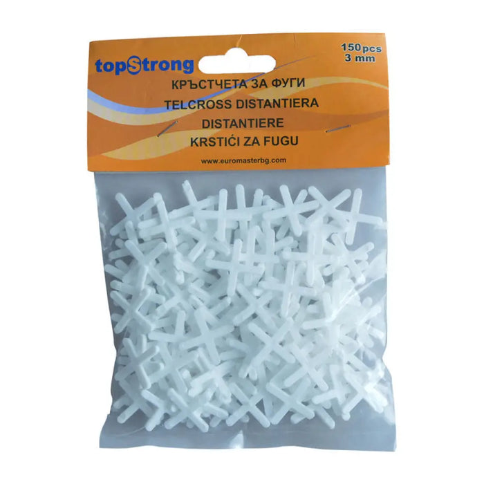 КРЪСТЧЕТА ЗА ФУГИ 150 БР/ПАКЕТ 3.0 MM EUROMASTER