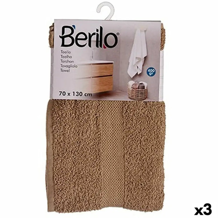 Кърпа за баня Berilo камила 80 % памук 20 % полиестер 70 x