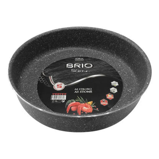 КРЪГЛА ТАВА ЗА ПЕЧЕНЕ 28CM STONE BRIO