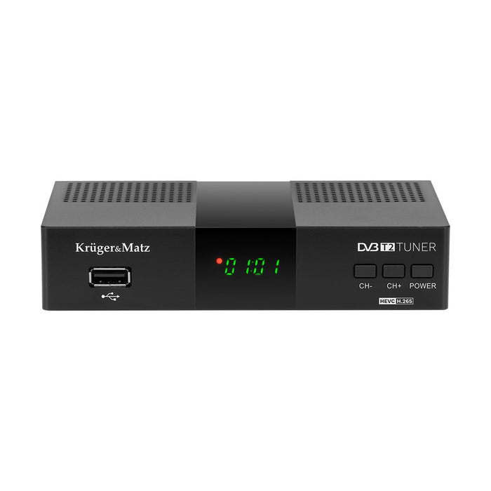 Kruger&Matz DVB-T2 H.265 HEVC тунер KM0550D