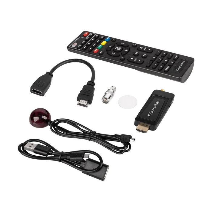 Мини тунер KRUGER & MATZ DVB-T2 H.265 HEVC KM9998