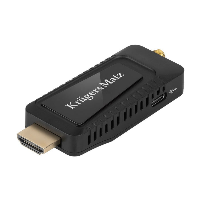Мини тунер KRUGER & MATZ DVB-T2 H.265 HEVC KM9998