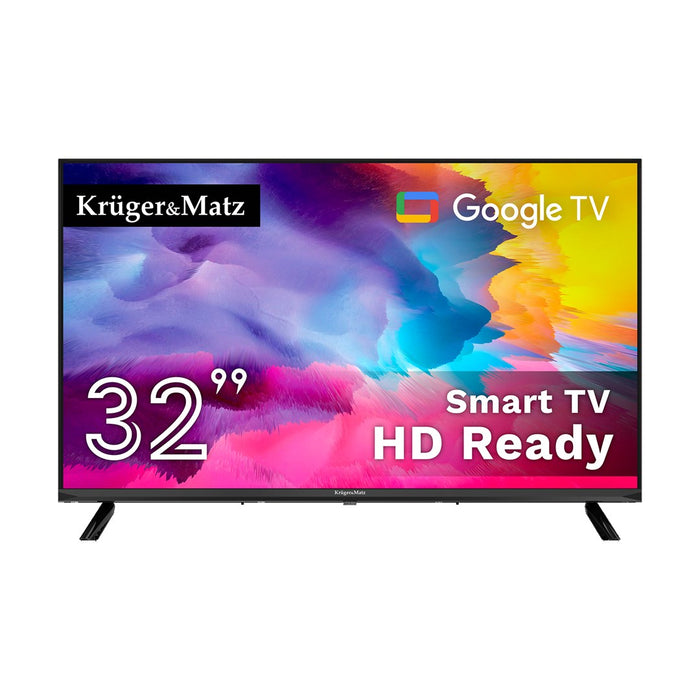 Телевизор Krüger&Matz KM0232-G 81,3 cm (32") HD Smart TV Wi-Fi Черен