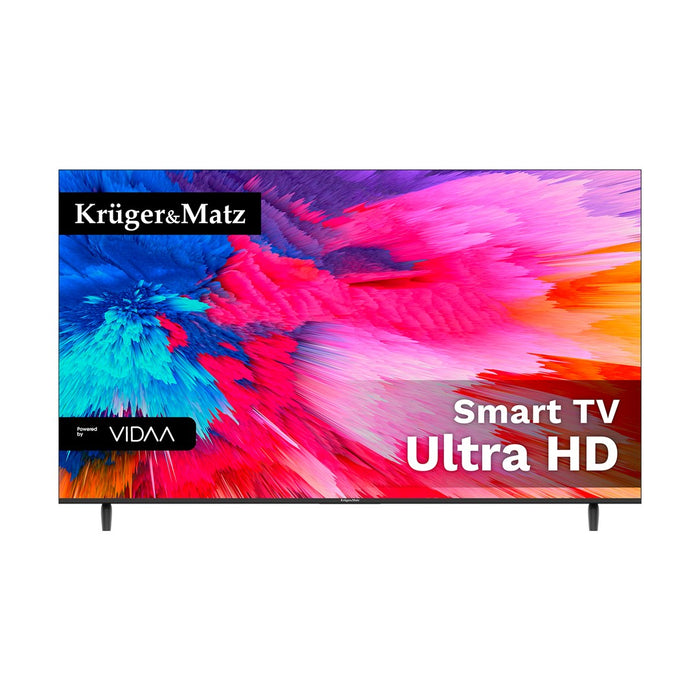 Krüger&Matz KM0255UHD-V3 139 см (55") UHD Smart TV Wi-Fi Черен