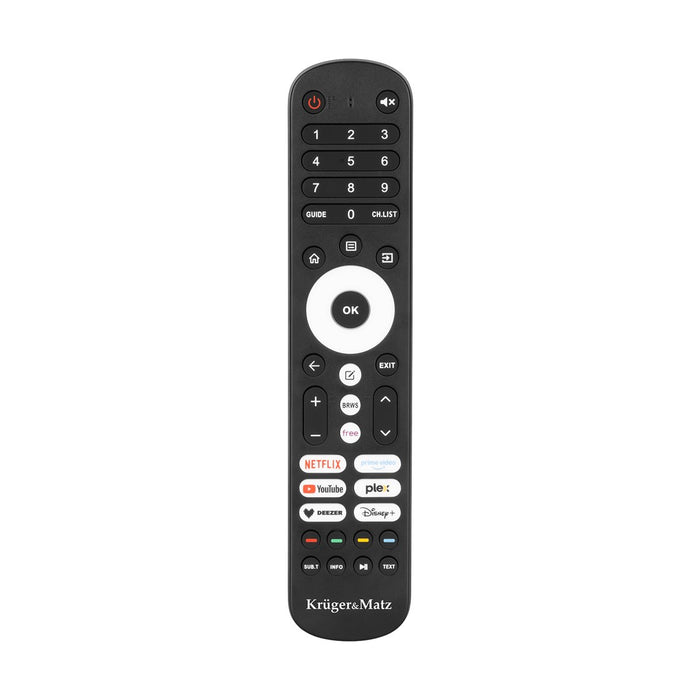 Krüger&Matz KM0255UHD-V3 139 см (55") UHD Smart TV Wi-Fi Черен