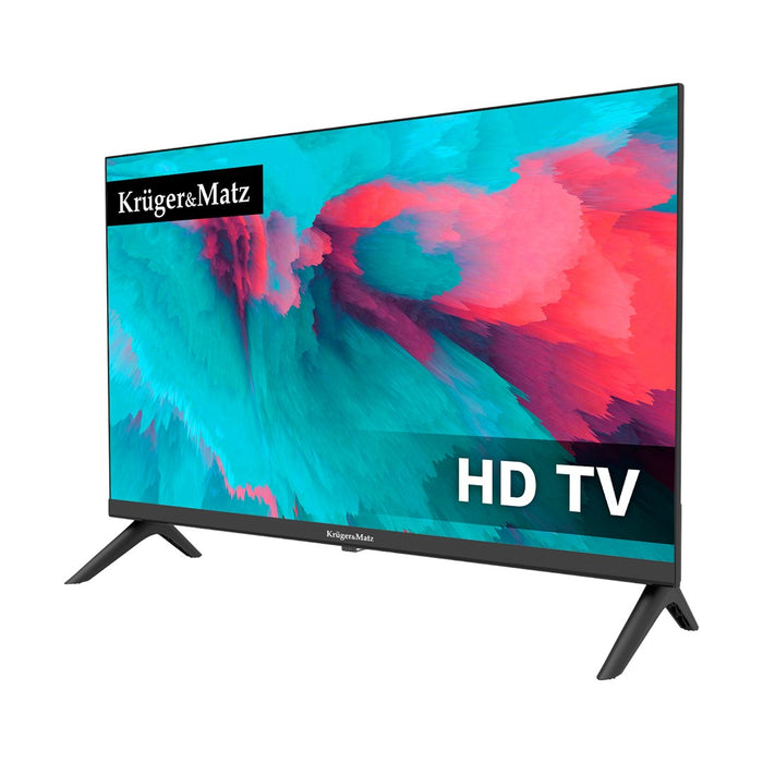 Телевизор Kruger&Matz 24" HD DVB-T2 H.265 HEVC 230/12V
