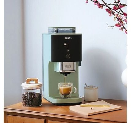 Кафеавтомат Krups - Coffee Crush, SA401LE0, 15 bar, 1.8 l, зелен