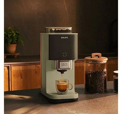 Кафеавтомат Krups - Coffee Crush, SA401LE0, 15 bar, 1.8 l, зелен