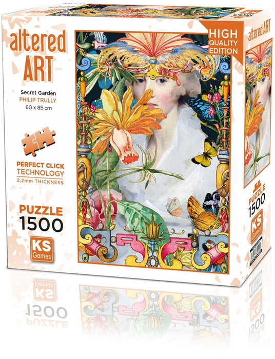Пъзел KS Games от 1500 части - Тайна градина