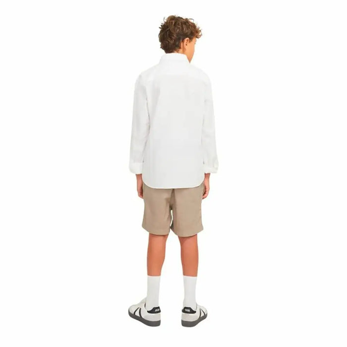 Къси панталони Jack & Jones Jpstjaiden Jjcampaign Бял
