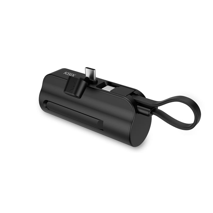 Преносима батерия Powerbank KSIX Черен 5000 mAh