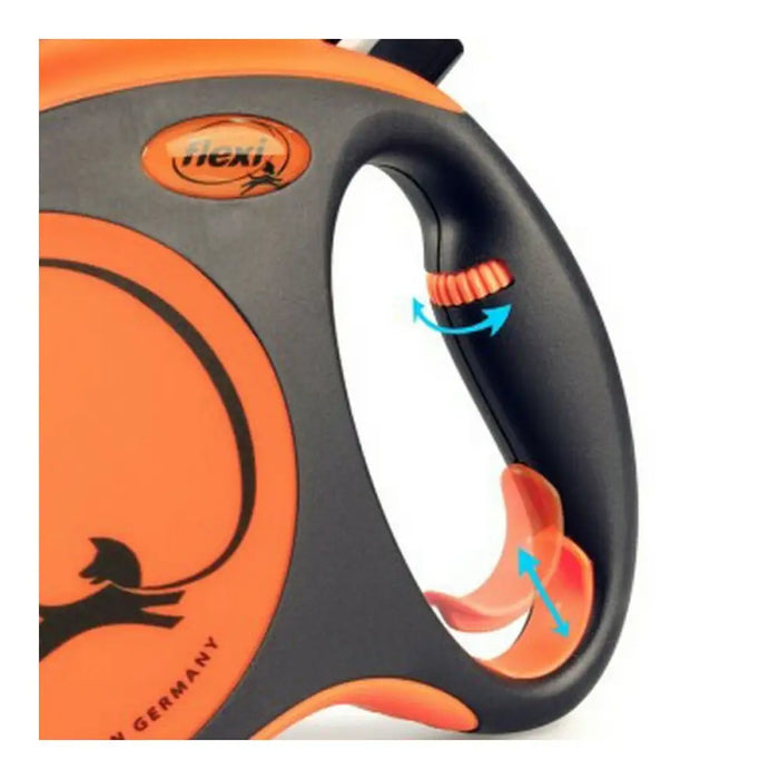 Кучешка Каишка Flexi XTREME 5 m Оранжев Размер S