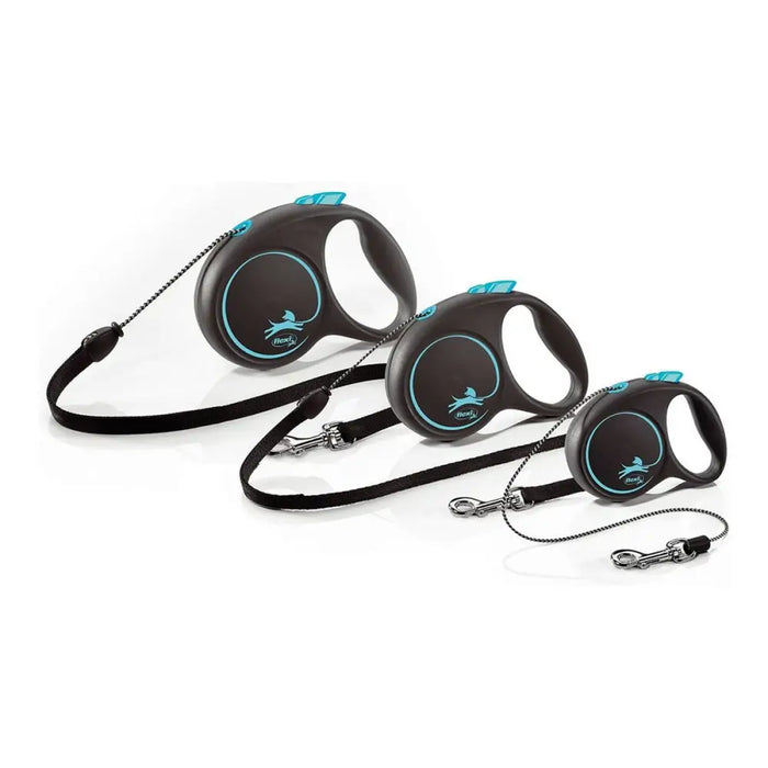 Кучешка Каишка Flexi BLACK DESIGN 5 m Размер М Silver